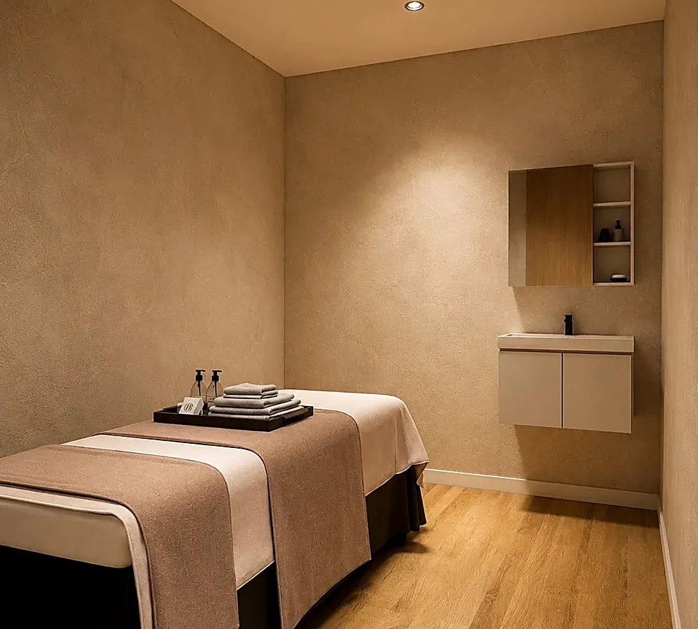 Private treatment room at BeautyFull Medispa